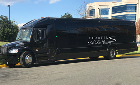 a Charter A La Carte minibus shuttle